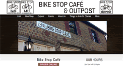 Desktop Screenshot of bikestopcafes.com